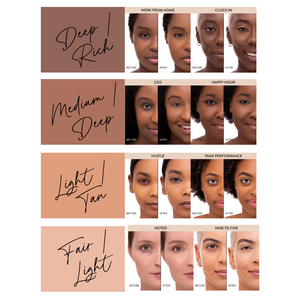 Hustle - light to tan skin with warm to neutral undertones