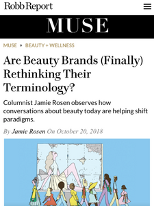 Are Beauty Brands (Finally) Rethinking Their Terminology?