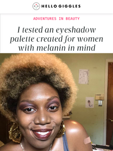 I tested an eyeshadow palette created for women with melanin in mind