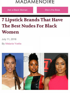 7 Lipstick Brands That Have The Best Nudes For Black Women