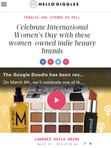 Celebrate International Women's Day with these women-owned indie beauty brands