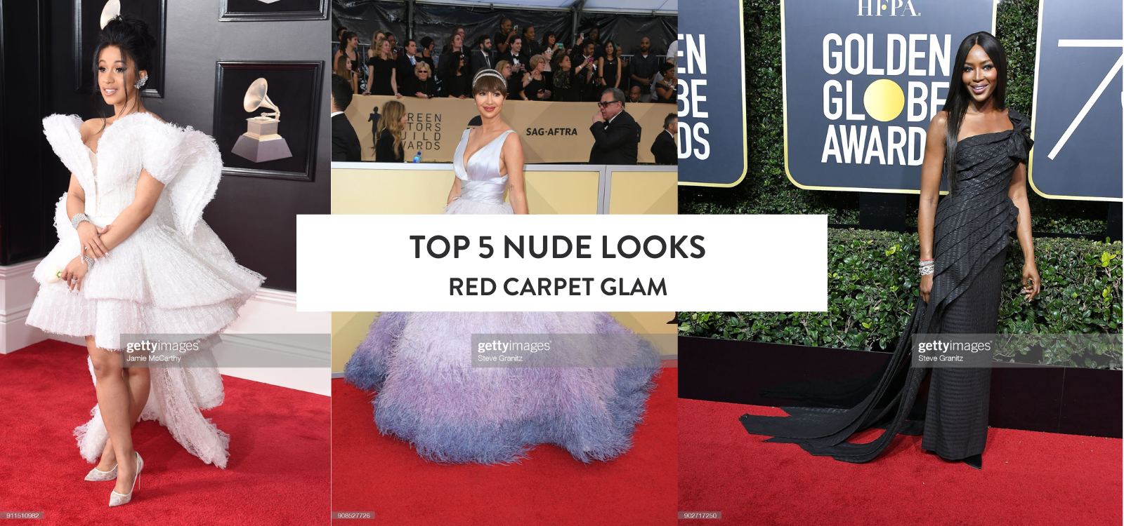 Top 5 Nude Looks: Red Carpet Glam – Mented Cosmetics