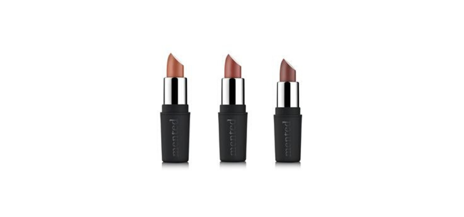 These are three nude lipstick shades perfect for darker skin tones