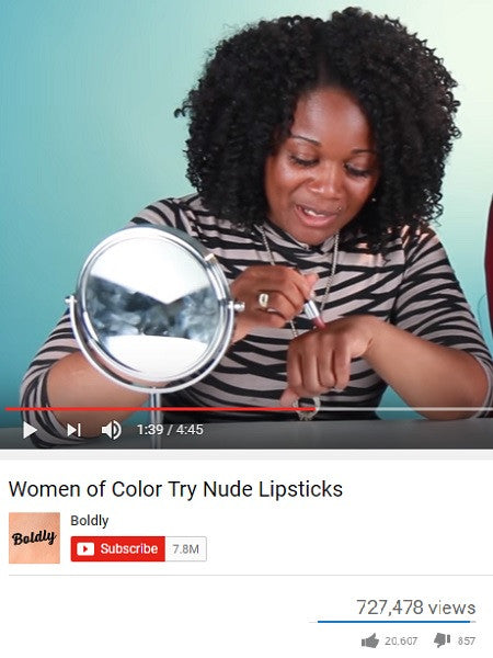 Women of Color Try Nude Lipsticks