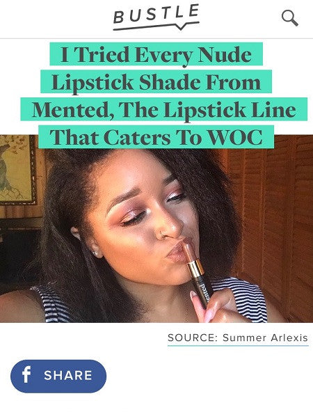 I Tried Every Nude Lipstick Shade From Mented, The Lipstick Line That Caters To WOC