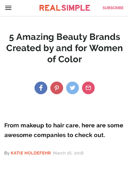 5 Amazing Beauty Brands Created by and for Women of Color