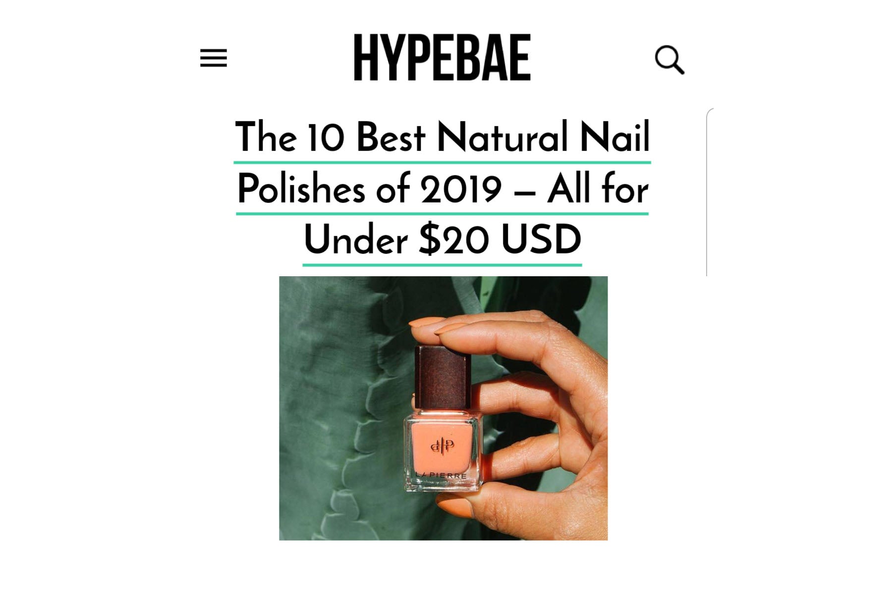 The 10 Best Natural Nail Polishes of 2019 — All for Under $20 USD