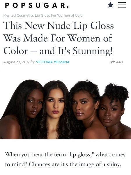 This New Nude Lip Gloss Was Made For Women of Color — and It's Stunning!