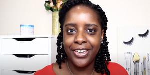 Ashlyn Merovee Reviews Our Skin by Mented Foundation and Skin Silk Setting Powder