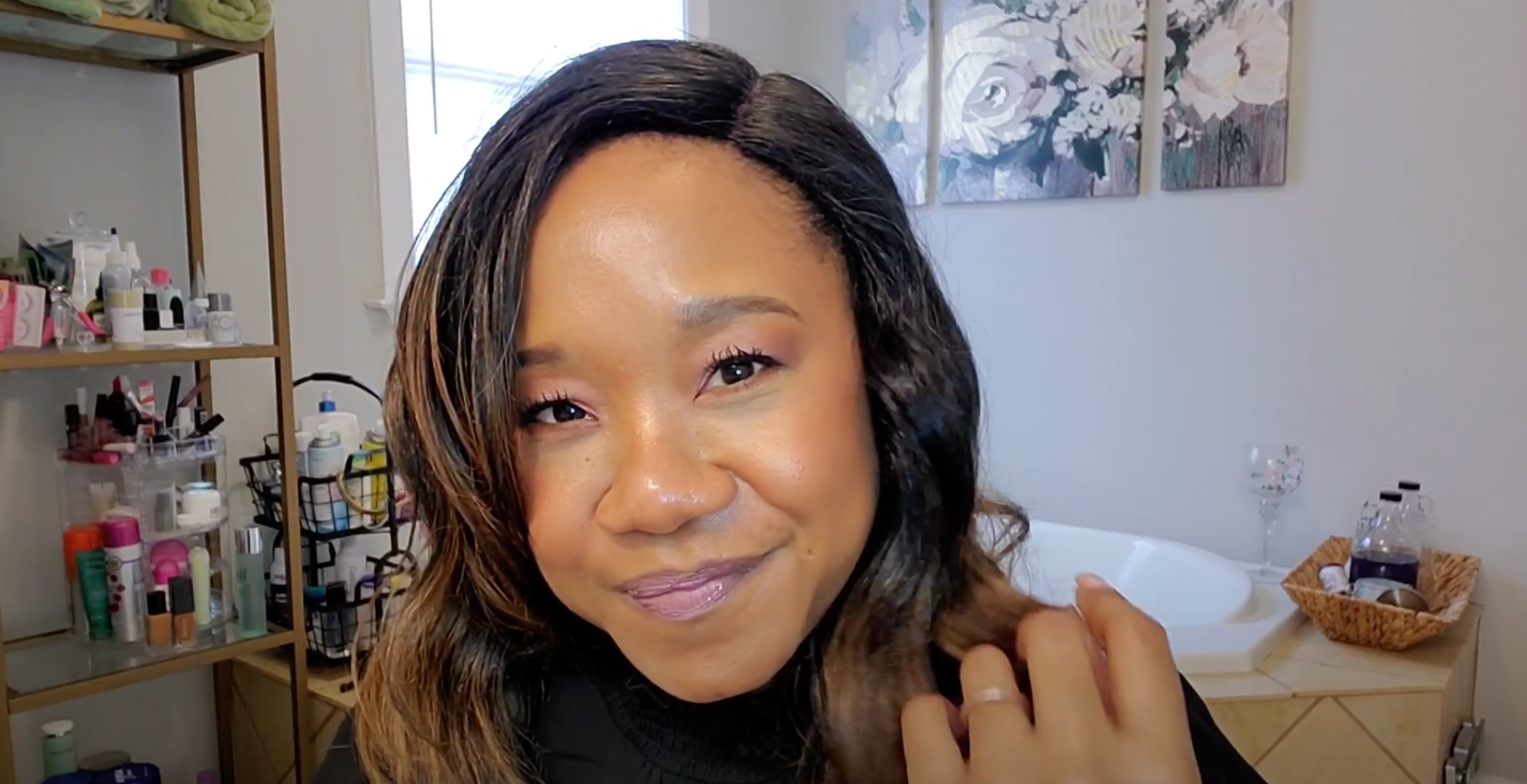Sherunda Simone Creates a Spring Look With Mented Cosmetics
