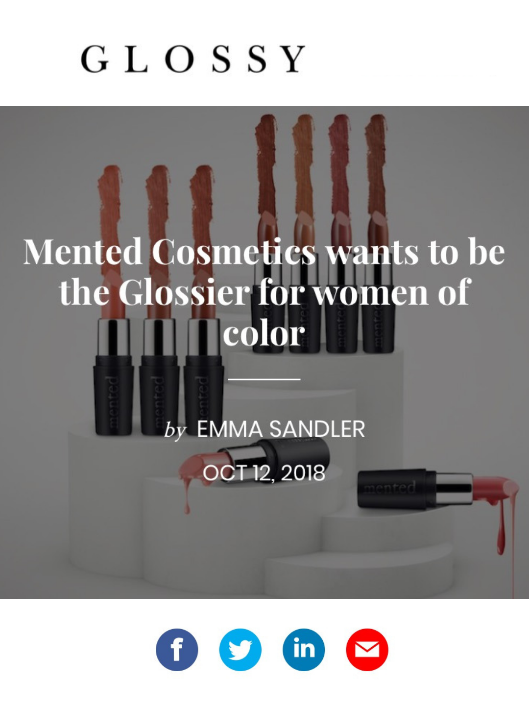 Mented Cosmetics wants to be the Glossier for women of color