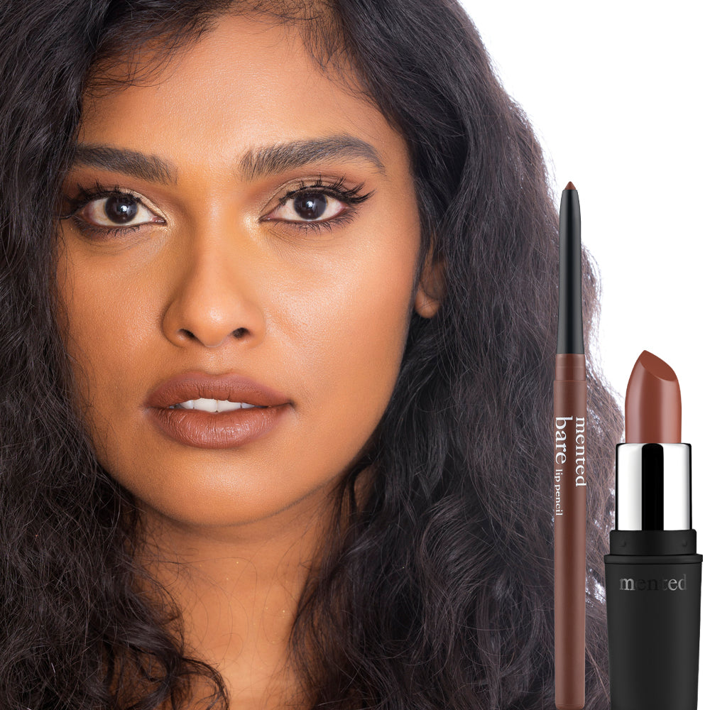 Brown Bare Matte Lipstick Duo